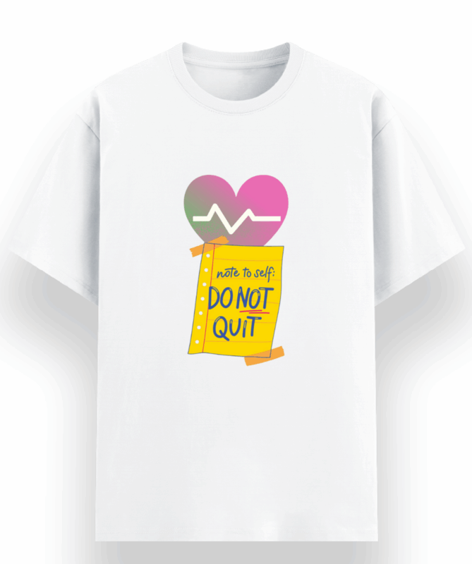 Minimalist Quote Printed T-Shirt