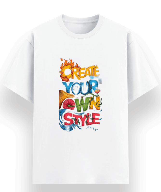Bold Statement Printing T-Shirt